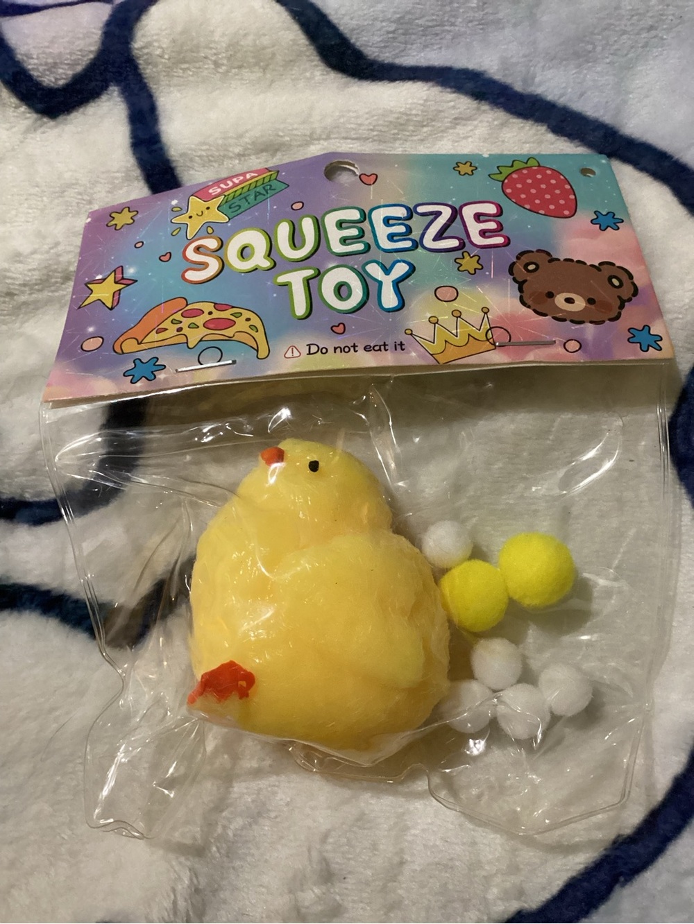 Squeeze Toy Yellow Chick Stress Reliever